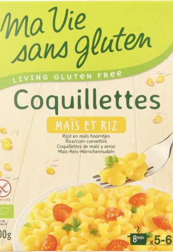 Ma Vie Sans Macaroni van mais en rijst glutenvrij bio (500 Gram)