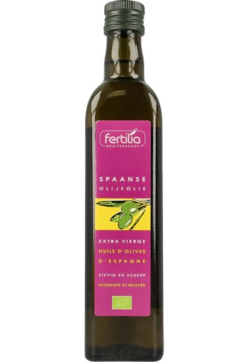 Fertilia Olijfolie Spaans bio (500 Milliliter)