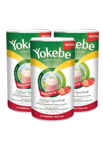 Yokebe Strawberry Trio (3 X 500g)