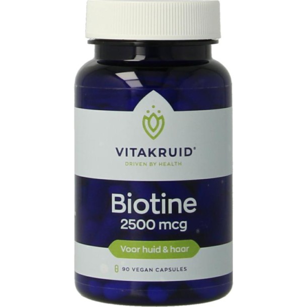 Vitakruid Biotine 2500 mcg (90 Vegetarische capsules)