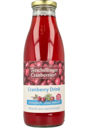 Terschellinger Cranberry drink bio (750 Milliliter)