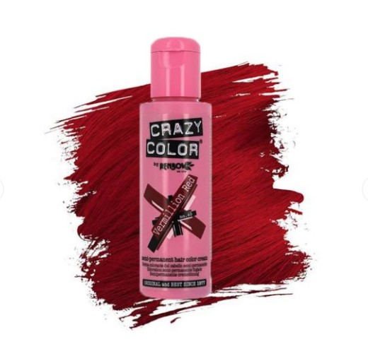 Crazy Color Vermillion Red 100ml