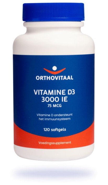 Orthovitaal Vitamine D3 3000IE (120 Softgels)