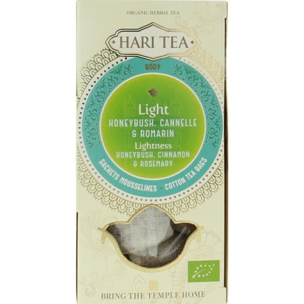 Hari Tea Honeyrush cinnamon rosemary lightness bio (10 Stuks)