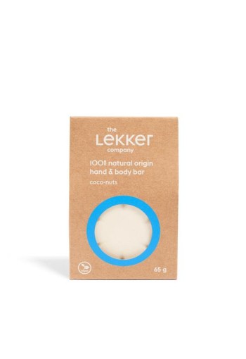Lekker Company Natuurlijke bodybar coco-nuts (65 Gram)