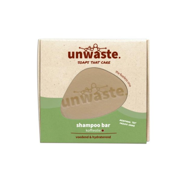 Unwaste Shampoo bar koffieolie (1 Stuks)