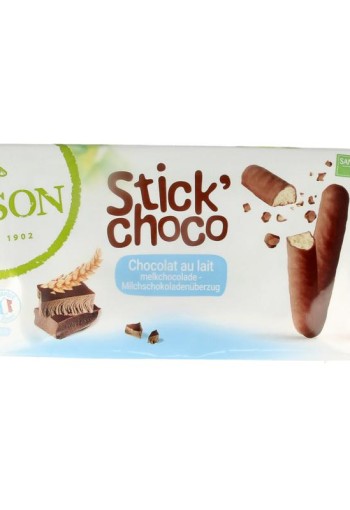 Bisson Stick choco melkchocolade bio (130 Gram)