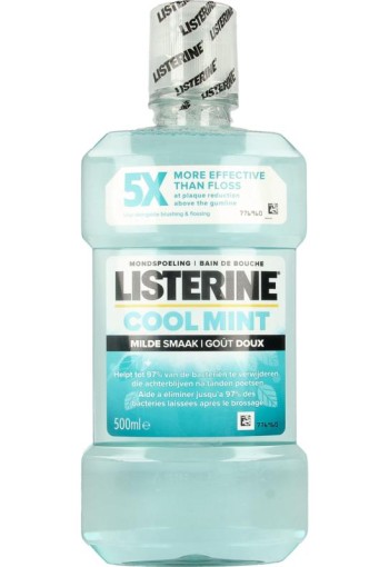 Listerine Mondwater coolmint milde smaak 500 Milliliter