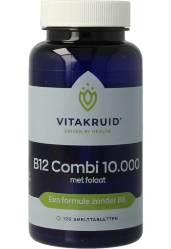 Vitakruid B12 Combi 10.000 met folaat (120 Smelttabletten)