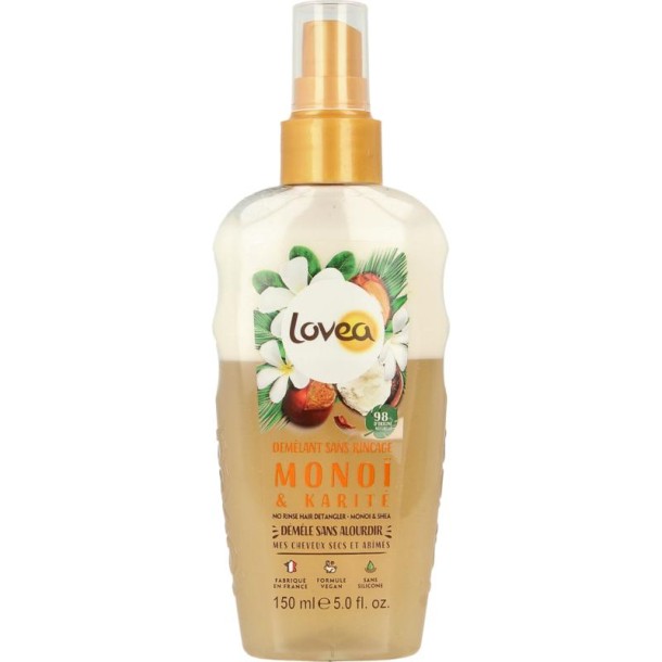 Lovea No rinse spray Monoi & Shea (150 Milliliter)