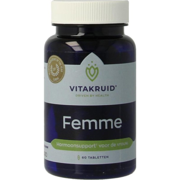 Vitakruid Femme hormoonsupport voor de vrouw (60 Tabletten)