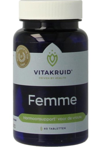 Vitakruid Femme Hormoonsupport oa Maca & Saffraan (60 Tabletten)