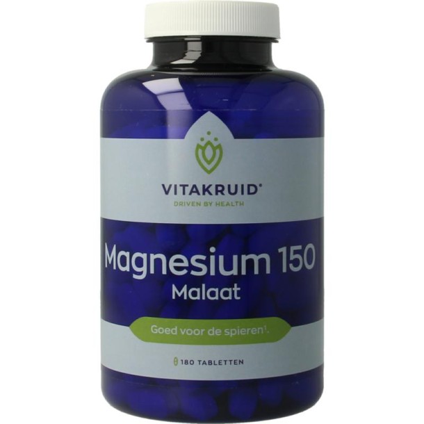 Vitakruid Magnesium 150 malaat (180 Tabletten)