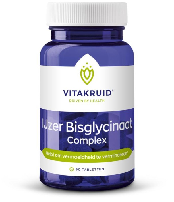 Vitakruid IJzer bisglycinaat 28 mg complex 90 Tabletten