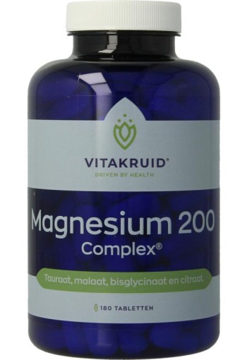 Vitakruid Magnesium 200 complex (180 Tabletten)