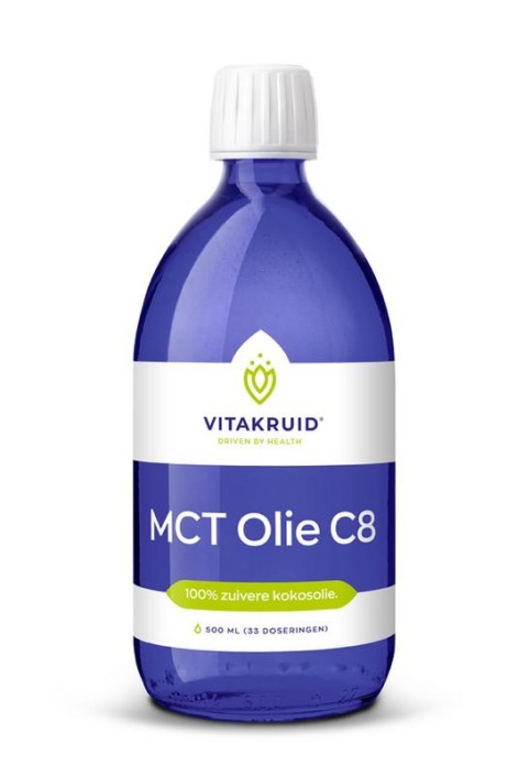 Vitakruid MCT olie C8 (500 Milliliter)