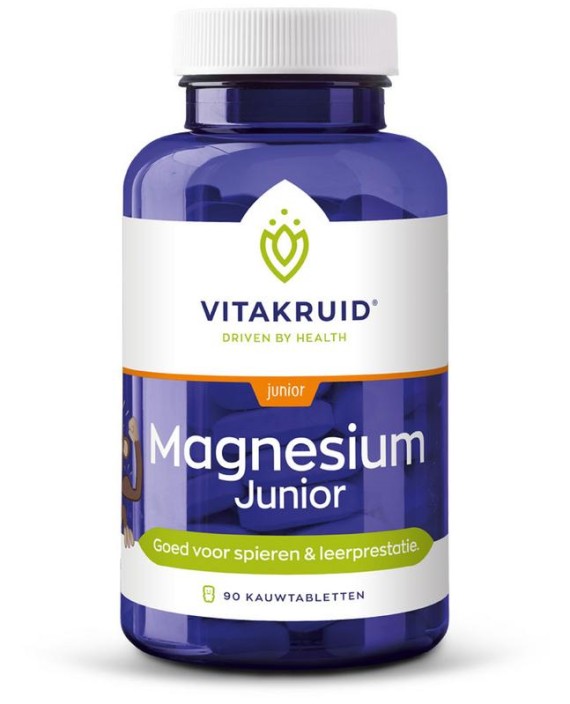 Vitakruid Magnesium junior 90 Kauwtabletten