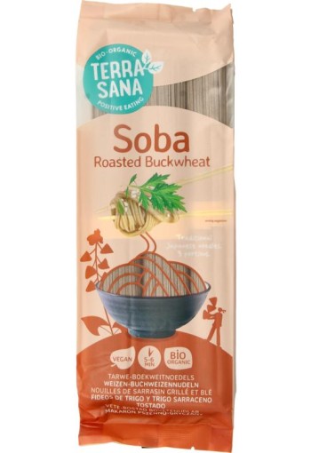 Terrasana Soba boekweit geroosterd bio (250 Gram)