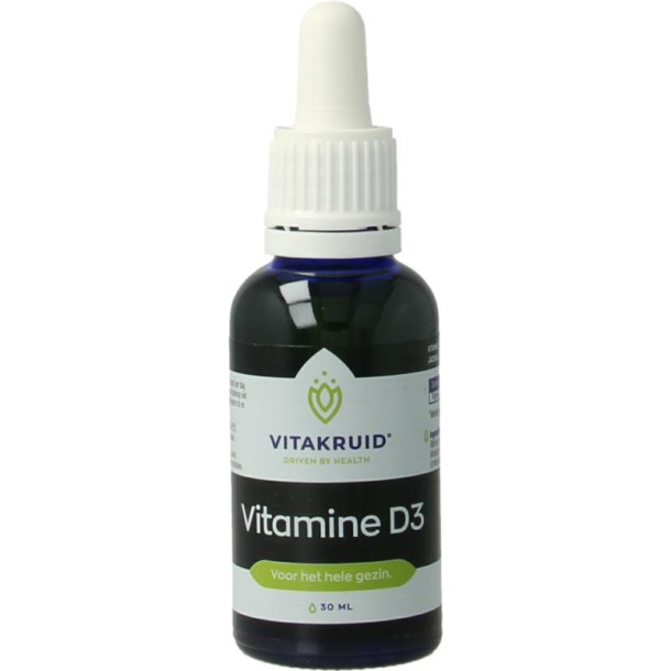Vitakruid Vitamine D3 druppels 5 mcg / 200 IE per druppel (30 Milliliter)