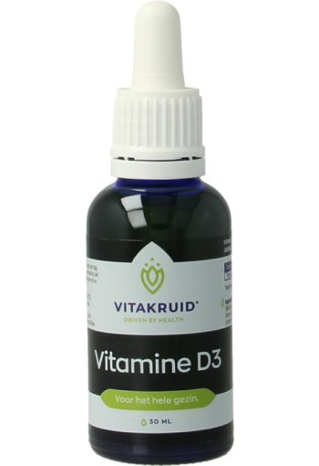 Vitakruid Vitamine D3 druppels 5 mcg / 200 IE per druppel (30 Milliliter)
