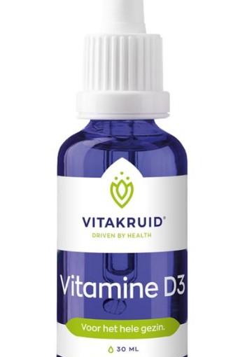 Vitakruid Vitamine D3 druppels (30 Milliliter)