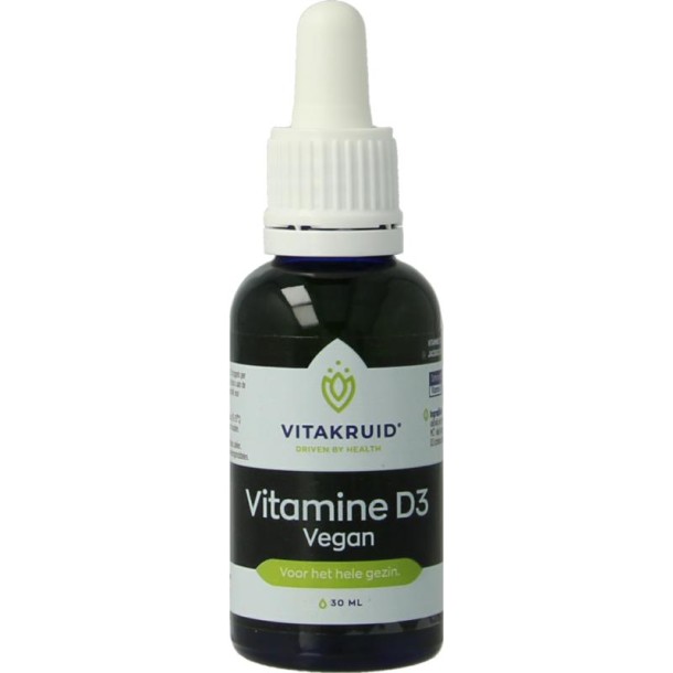 Vitakruid Vitamine D3 vegan druppels (30 Milliliter)