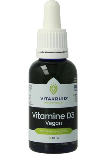 Vitakruid Vitamine D3 Vegan Vitashine 5 mcg per druppel (30 Milliliter)