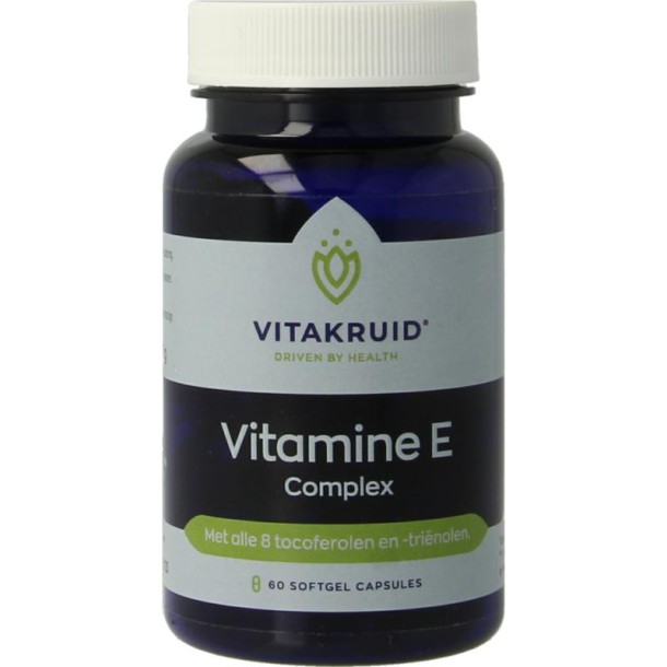 Vitakruid Vitamine E complex (60 Softgels)