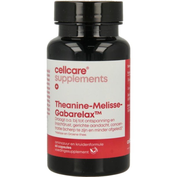 Cellcare Theanine melisse gabarelax (60 Vegetarische capsules)