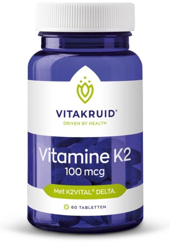 Vitakruid Vitamine K2 100 mcg (60 Tabletten)