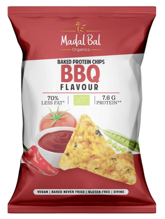 Madal Bal Protein chips bbq bio (60 Gram)