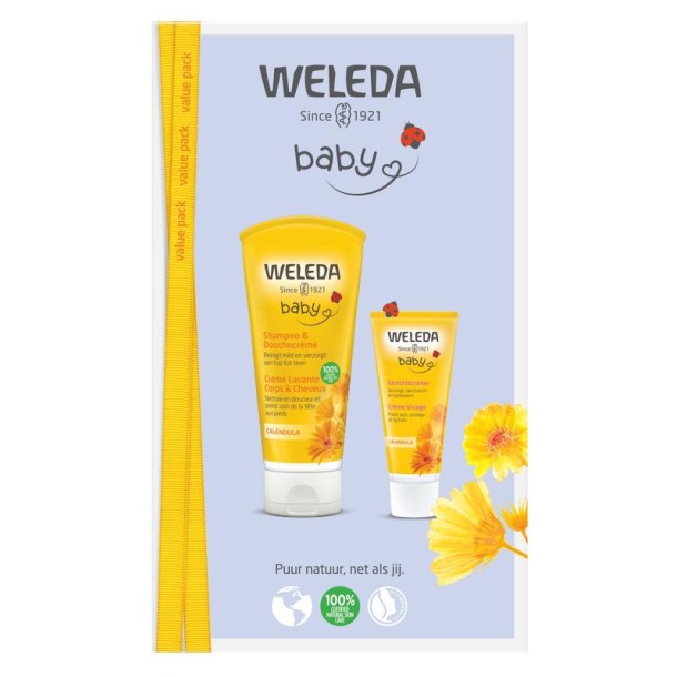 Weleda Calendula voordeelset baby gezichtscreme (1 Set)