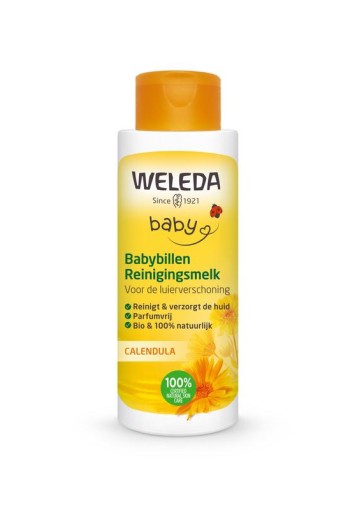 Weleda Calendula liniment reinigingsmelk vegan (400 Milliliter)