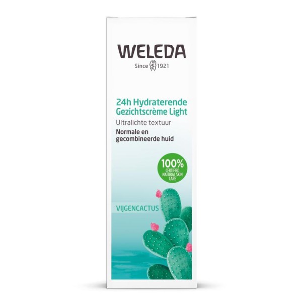 Weleda Vijgencactus 24h hydraterende gezichtscreme light (30 Milliliter)