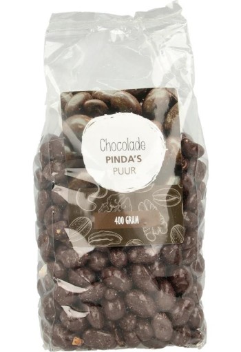 Mijnnatuurwinkel Chocolade pinda puur (400 Gram)