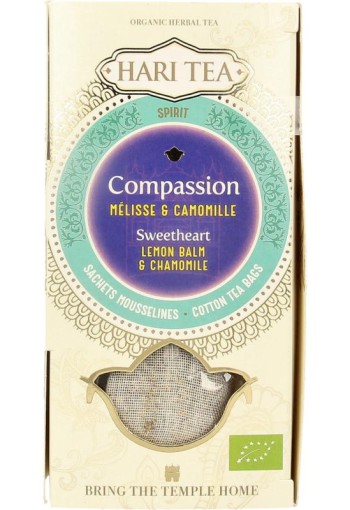 Hari Tea Lemon bal & chamomile sweetheart bio (10 Stuks)