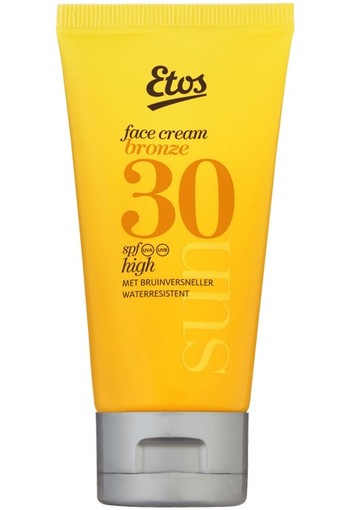 Etos Sun Face Cream Bronze SPF30 50 ml