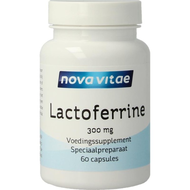 Nova Vitae Lactoferrine 300 mg LPS vrij (60 Capsules)