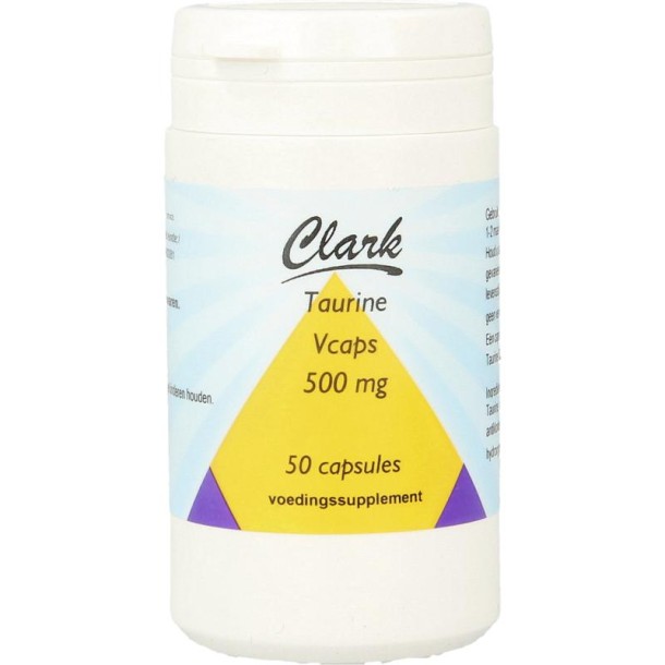 Clark Taurine 500mg (50 Capsules)