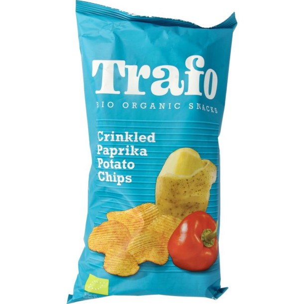 Trafo Ribbelchips paprika bio (125 Gram)