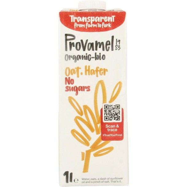 Provamel Haverdrink suikervrij bio (1 Liter)