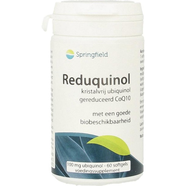 Springfield Reduquinol 100mg potje (60 Softgels)