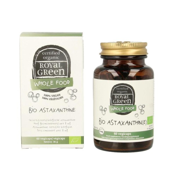 Royal Green Astaxanthine bio (60 Vegetarische capsules)