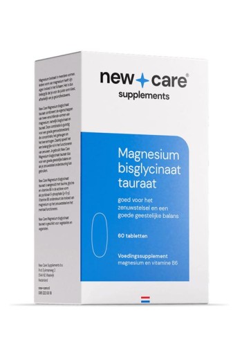 New Care Magnesium bisglycinaat tauraat (60 Tabletten)