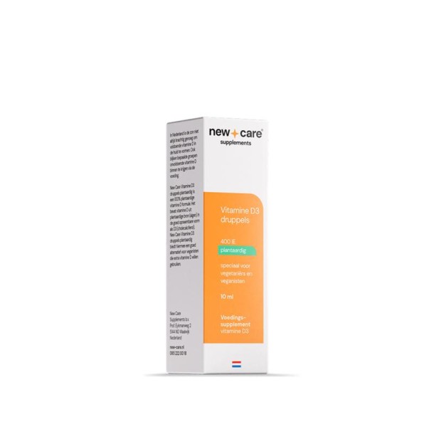 New Care D3 10 mcg plantaardig (25 Milliliter)