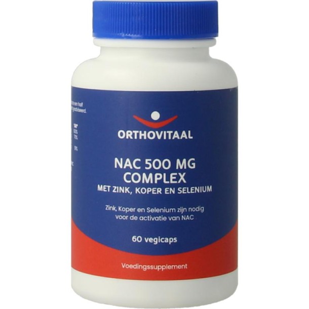 Orthovitaal NAC 500mg complex (60 Vegetarische capsules)