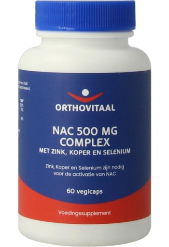 Orthovitaal NAC 500mg complex (60 Vegetarische capsules)