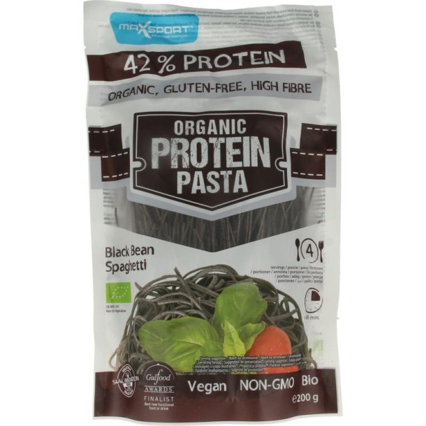 Maxsport Protein pasta black bean spaghetti bio (200 Gram)