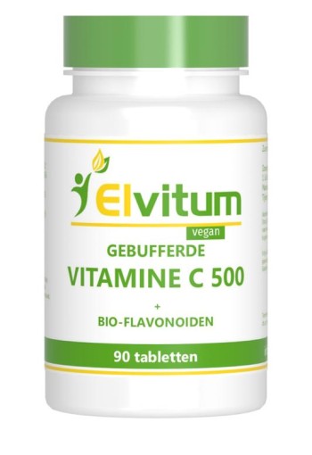 Elvitaal/elvitum Gebufferde vitamine C 500mg (90 Tabletten)