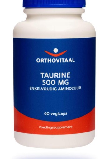 Orthovitaal Taurine 500mg (60 Vegetarische capsules)